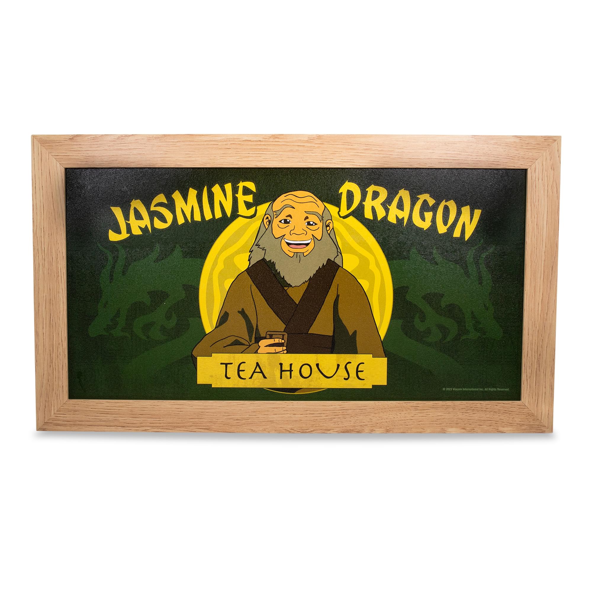 Avatar: The Last Airbender Jasmine Dragon Tea House Hanging Sign Framed Wall Art