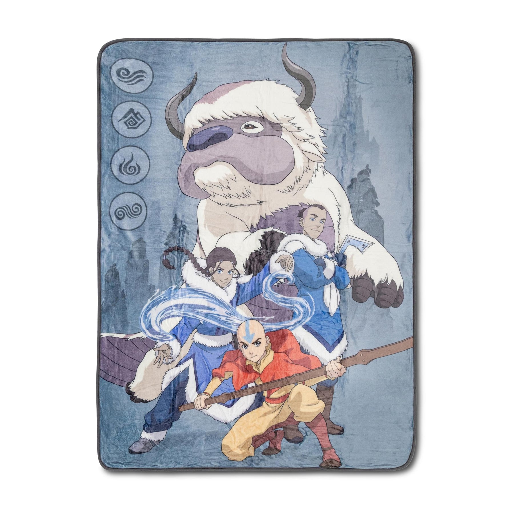 Avatar: The Last Airbender Group Fleece Throw Blanket | 45 x 60 Inches
