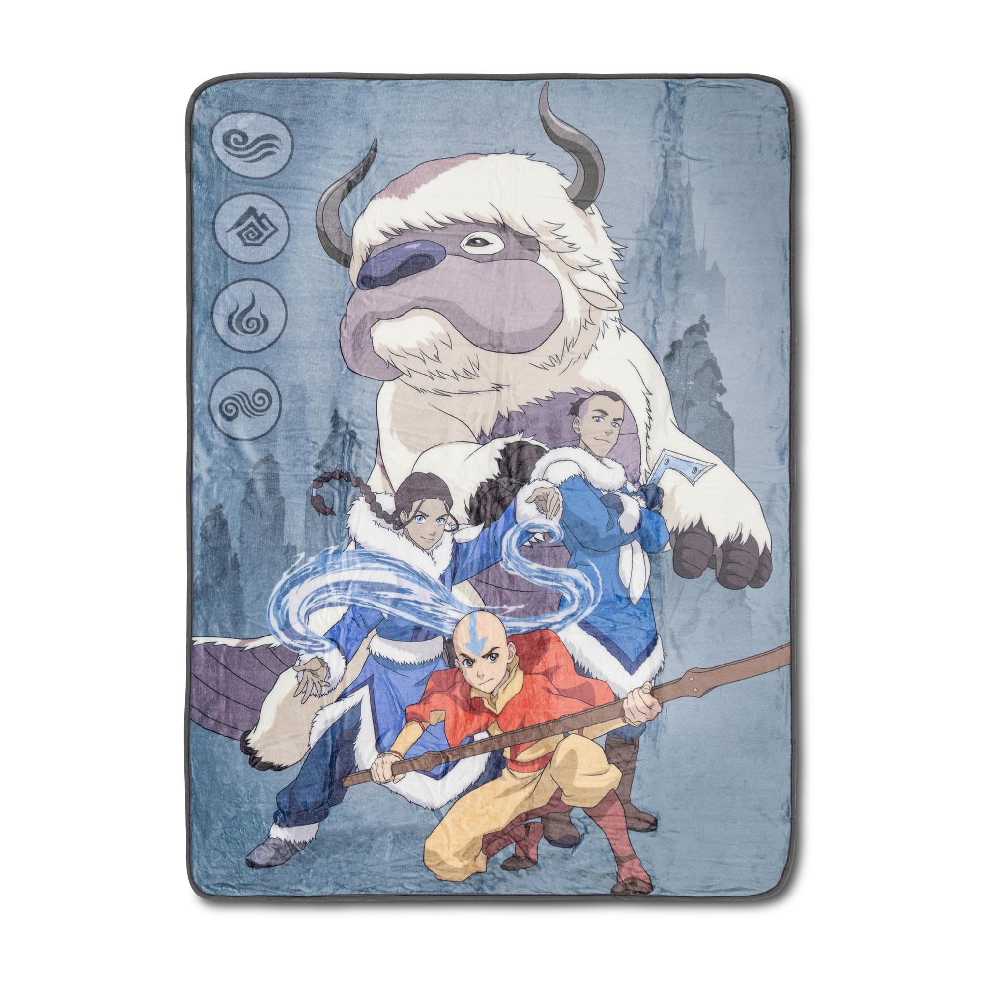 Avatar: The Last Airbender Group Fleece Throw Blanket | 45 x 60 Inches