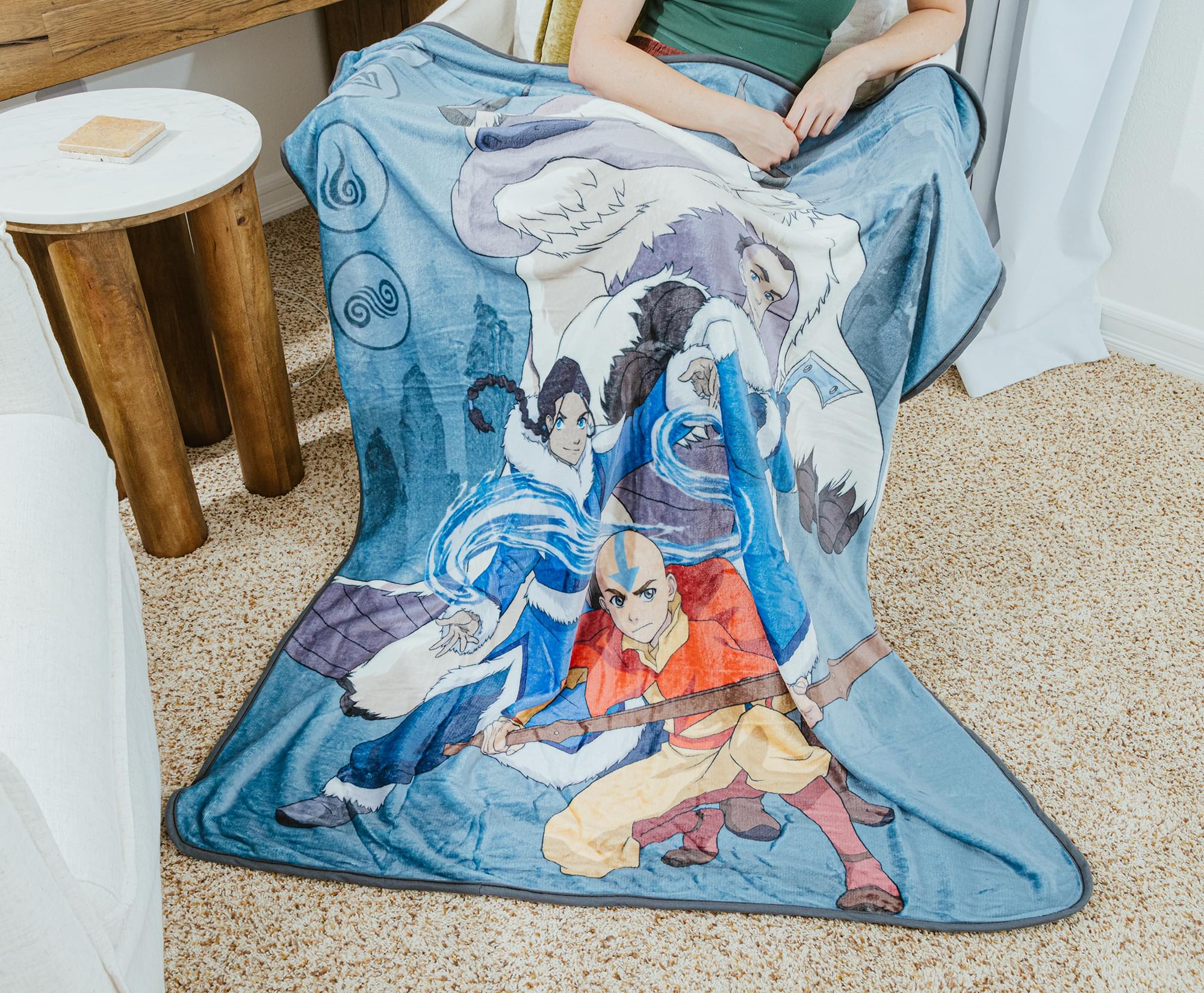 Avatar: The Last Airbender Group Fleece Throw Blanket | 45 x 60 Inches