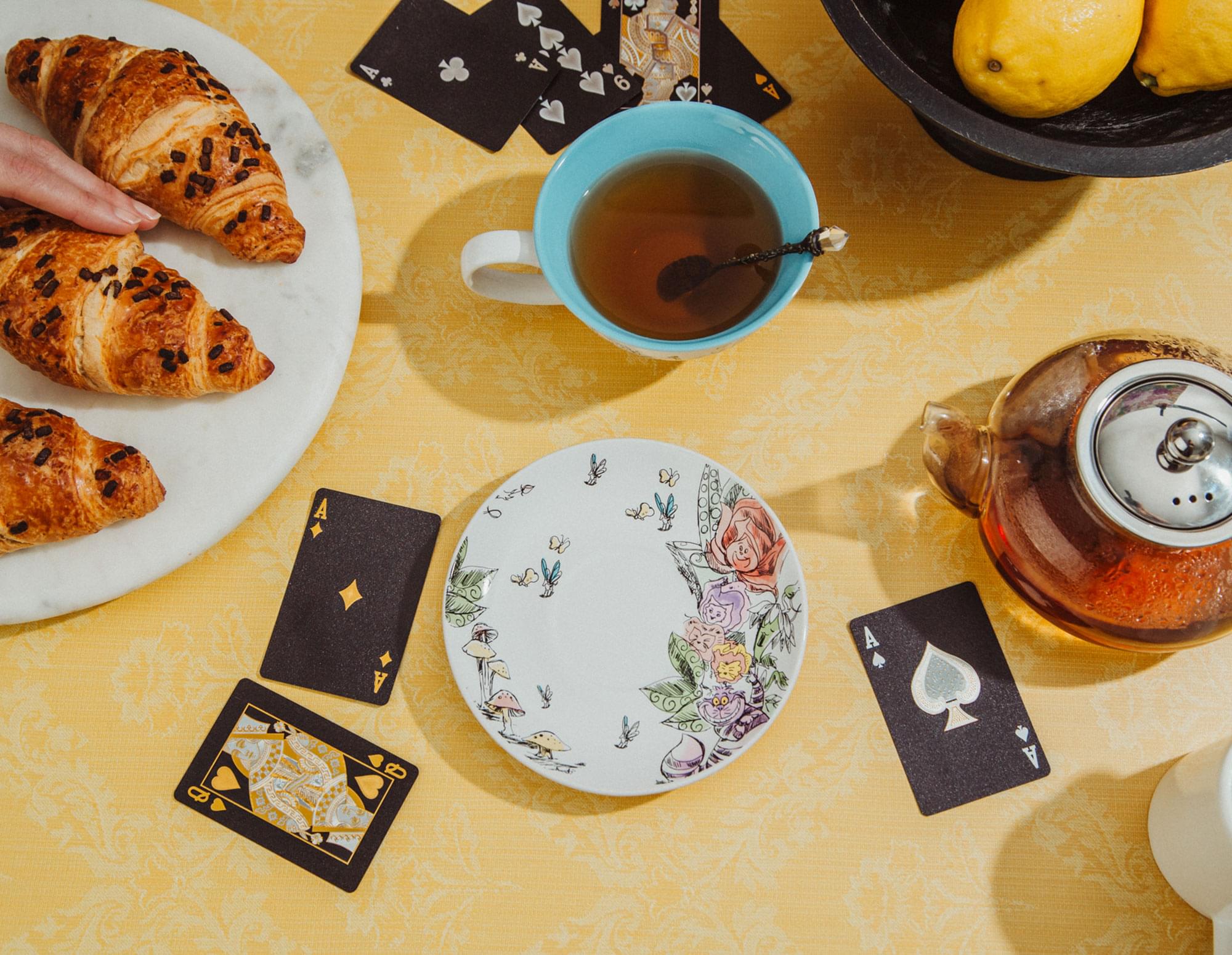 Disney Alice In Wonderland Ceramic Teacup and Saucer Set