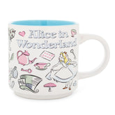 Disney Alice In Wonderland Icons Single Stackable Ceramic Mug | Holds 13 Ounces