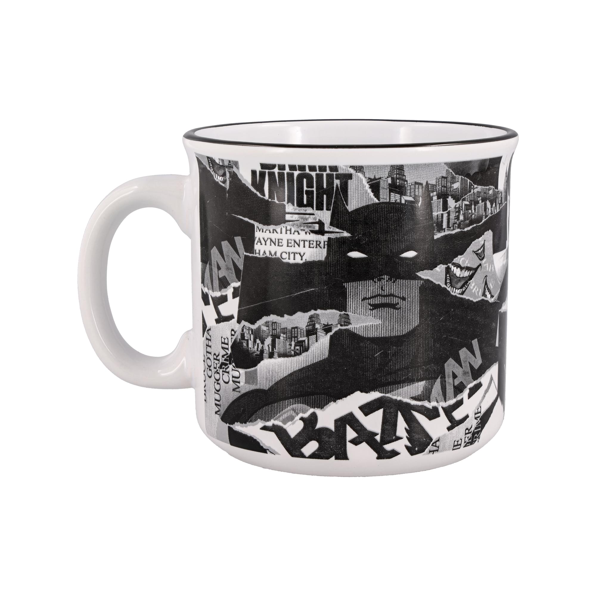 DC Comics Batman Collage Ceramic Camper Mug | Holds 20 Ounces