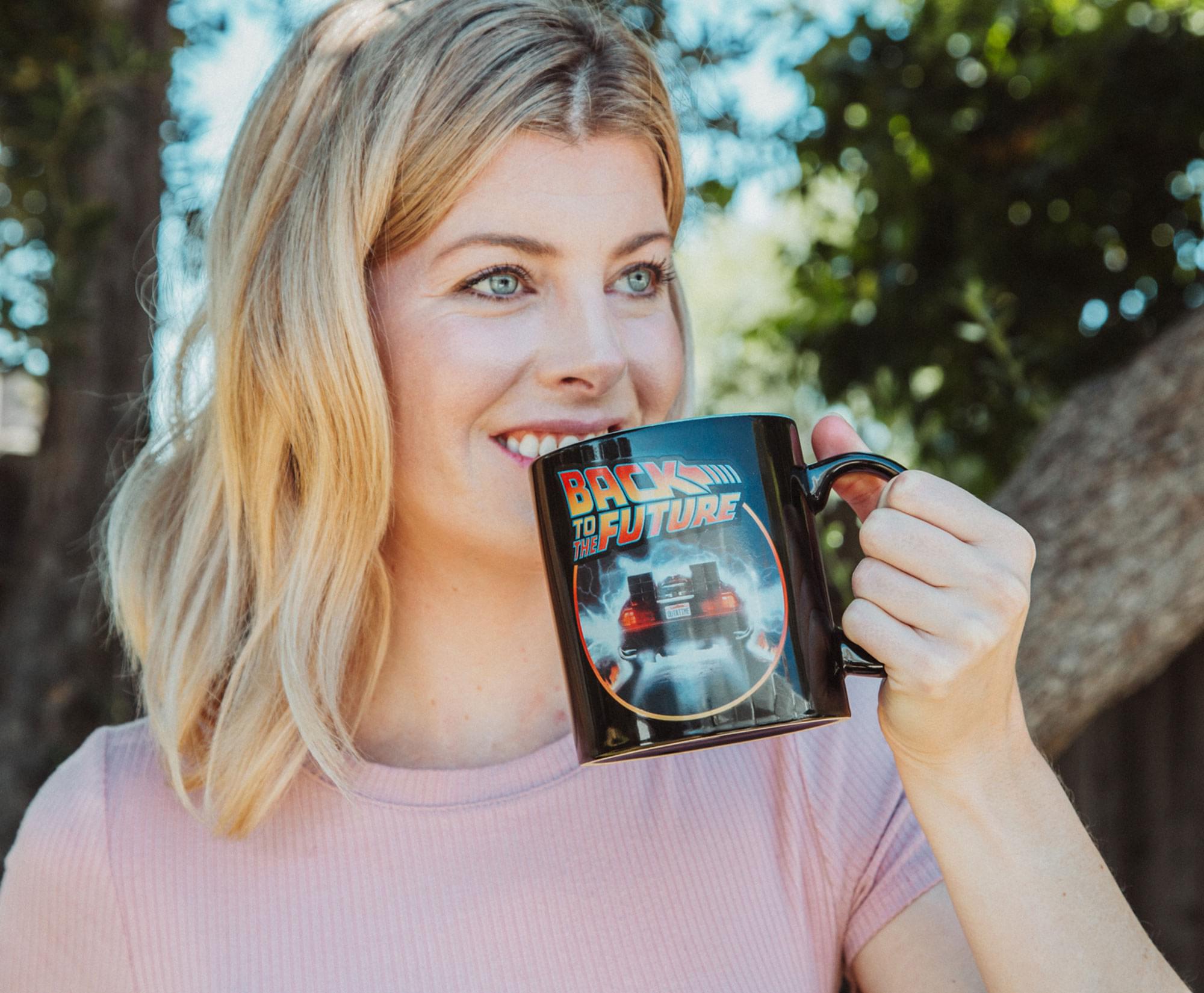 Back To The Future DeLorean Time Machine Ceramic Mug | Holds 20 Ounces