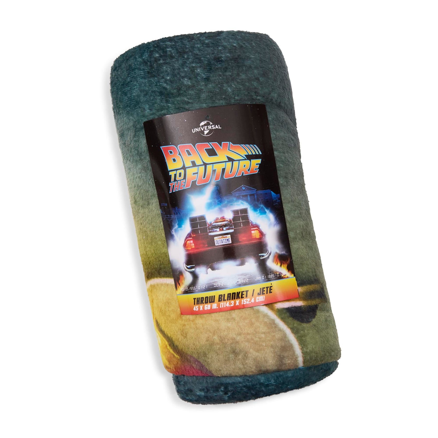 Back To The Future Flux Capacitor Fleece Throw Blanket | 45 x 60 Inches