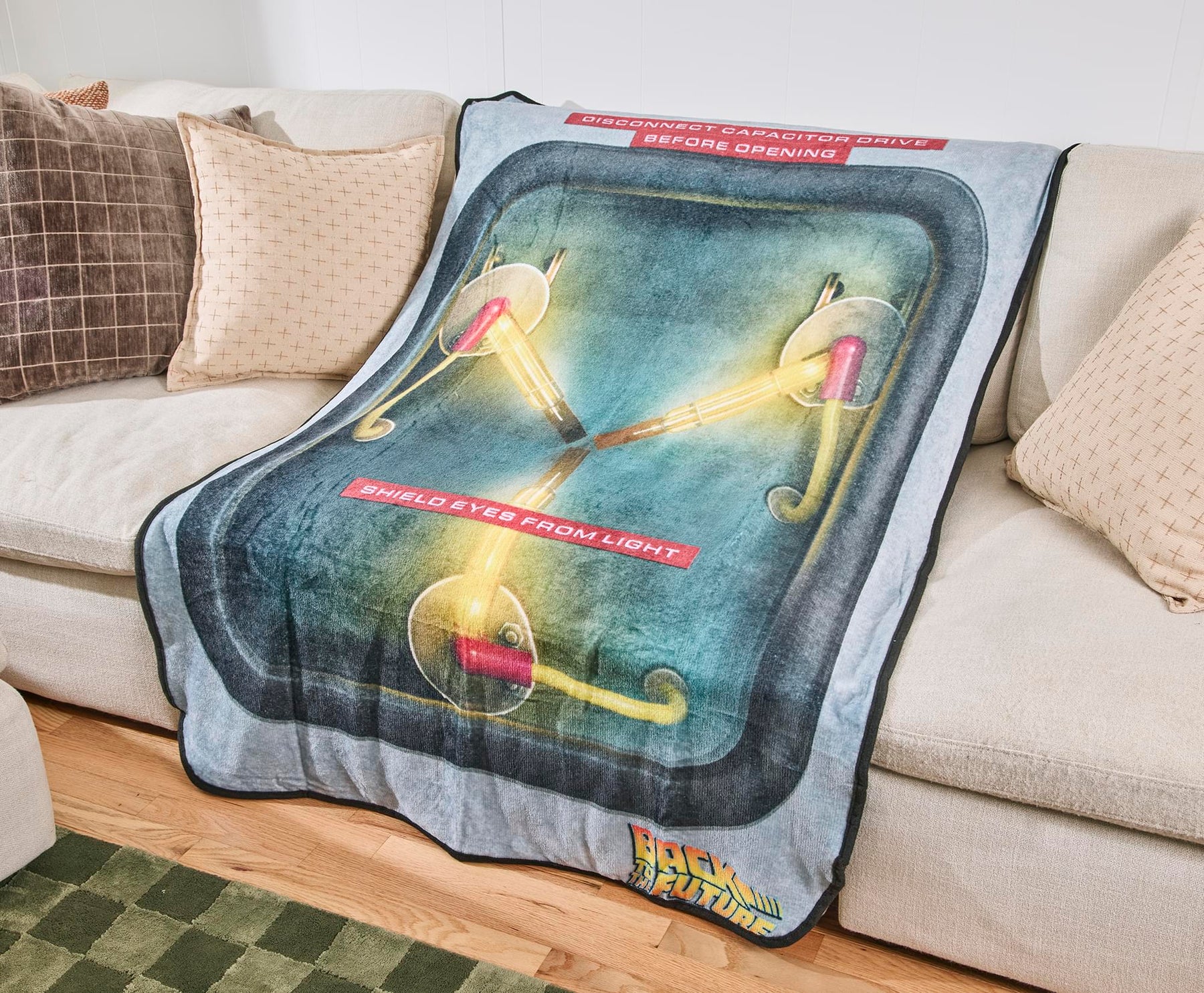 Back To The Future Flux Capacitor Fleece Throw Blanket | 45 x 60 Inches