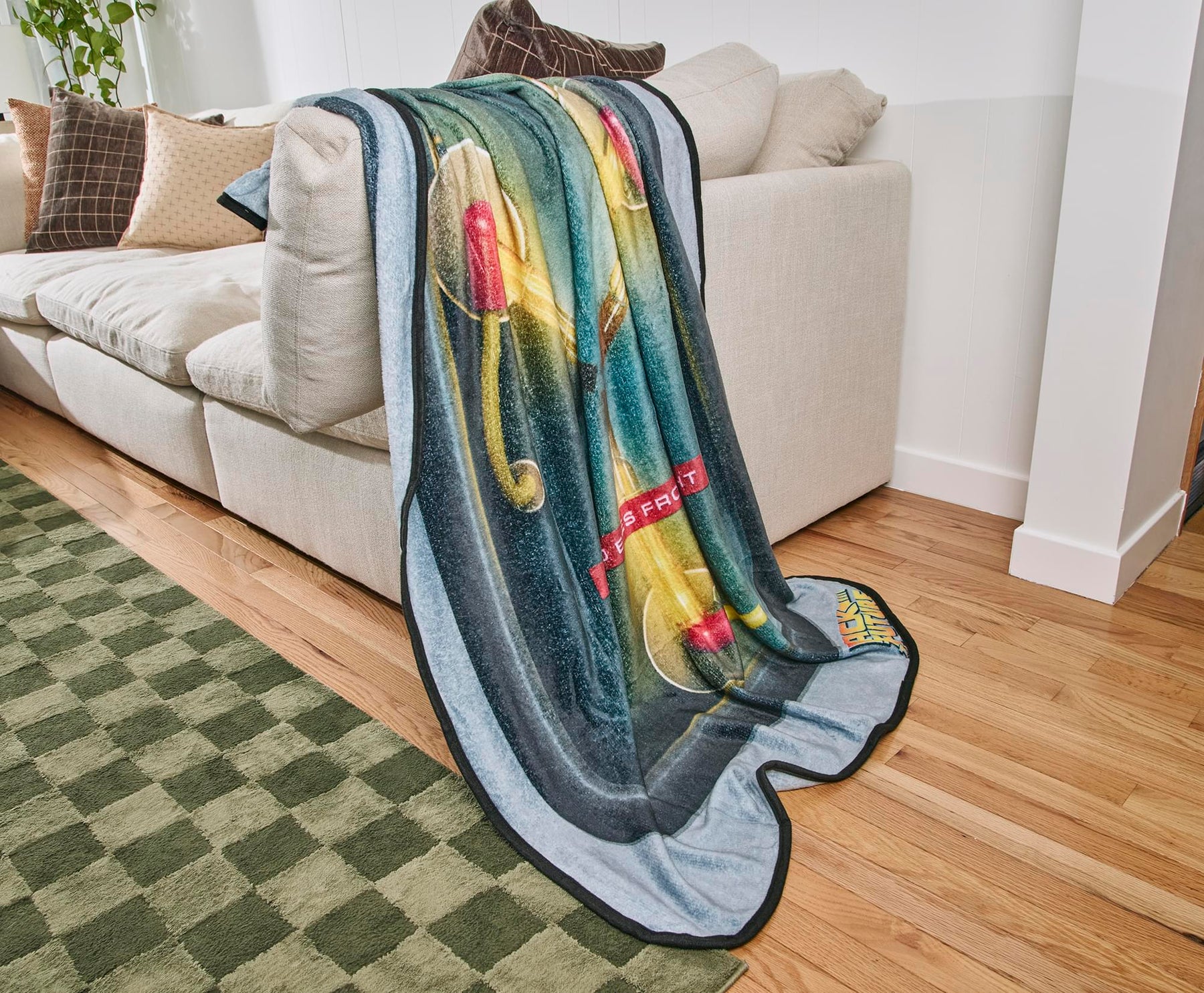 Back To The Future Flux Capacitor Fleece Throw Blanket | 45 x 60 Inches