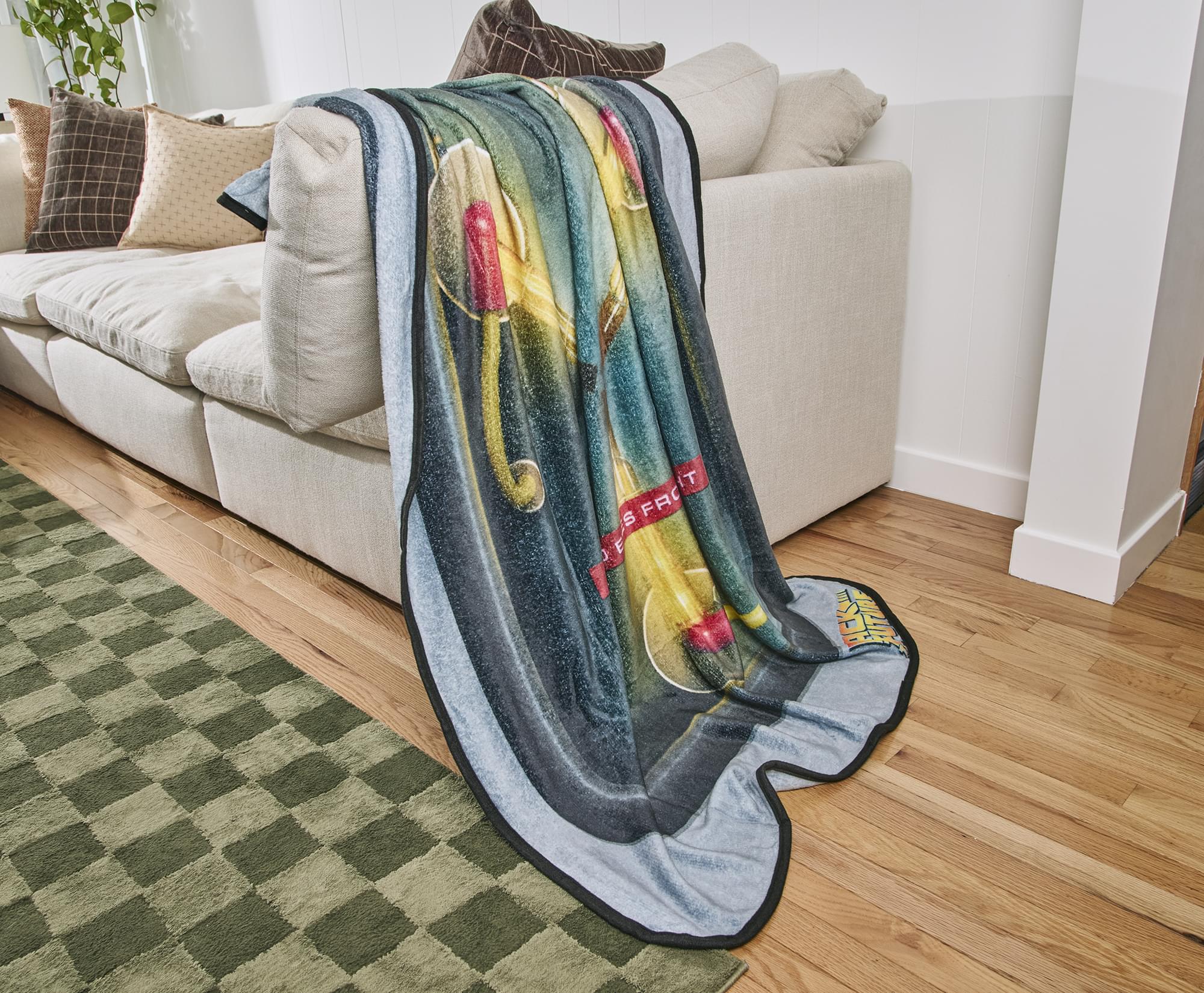 Back To The Future Flux Capacitor Fleece Throw Blanket | 45 x 60 Inches