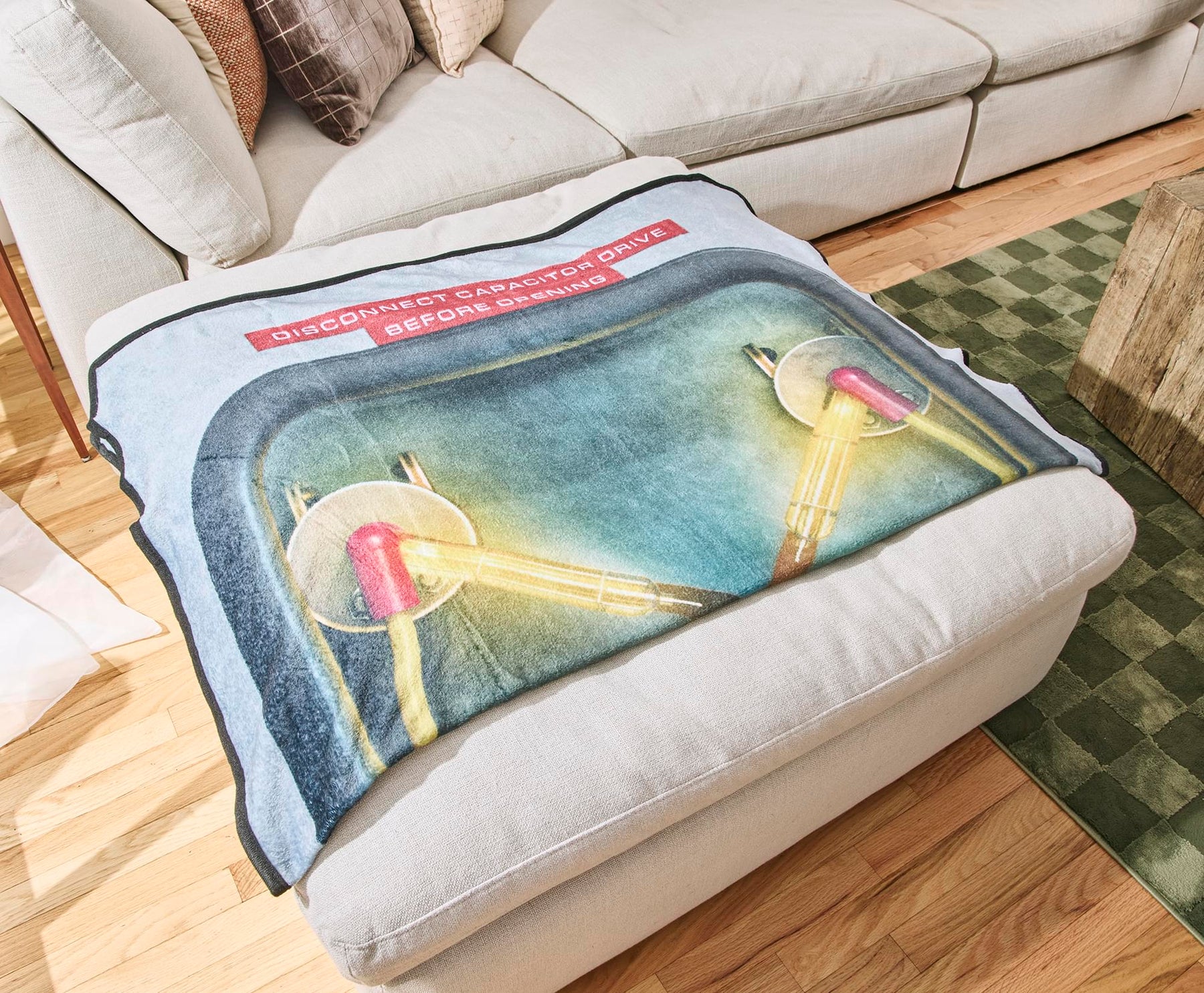 Back To The Future Flux Capacitor Fleece Throw Blanket | 45 x 60 Inches