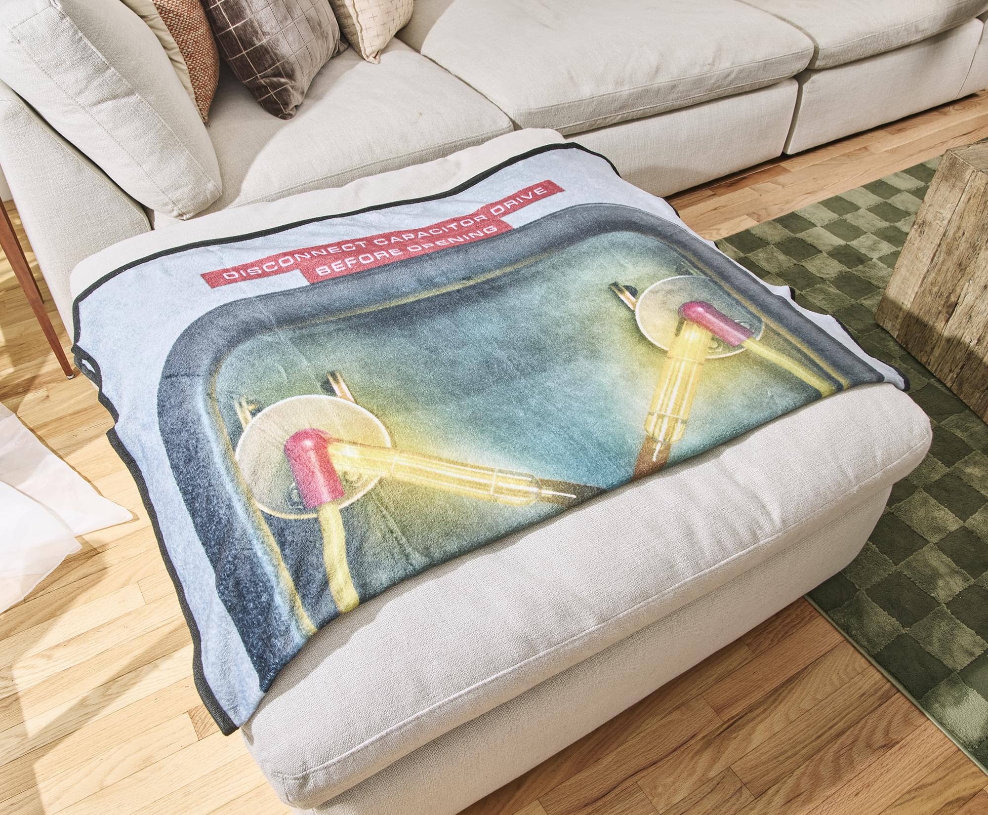 Back To The Future Flux Capacitor Fleece Throw Blanket | 45 x 60 Inches