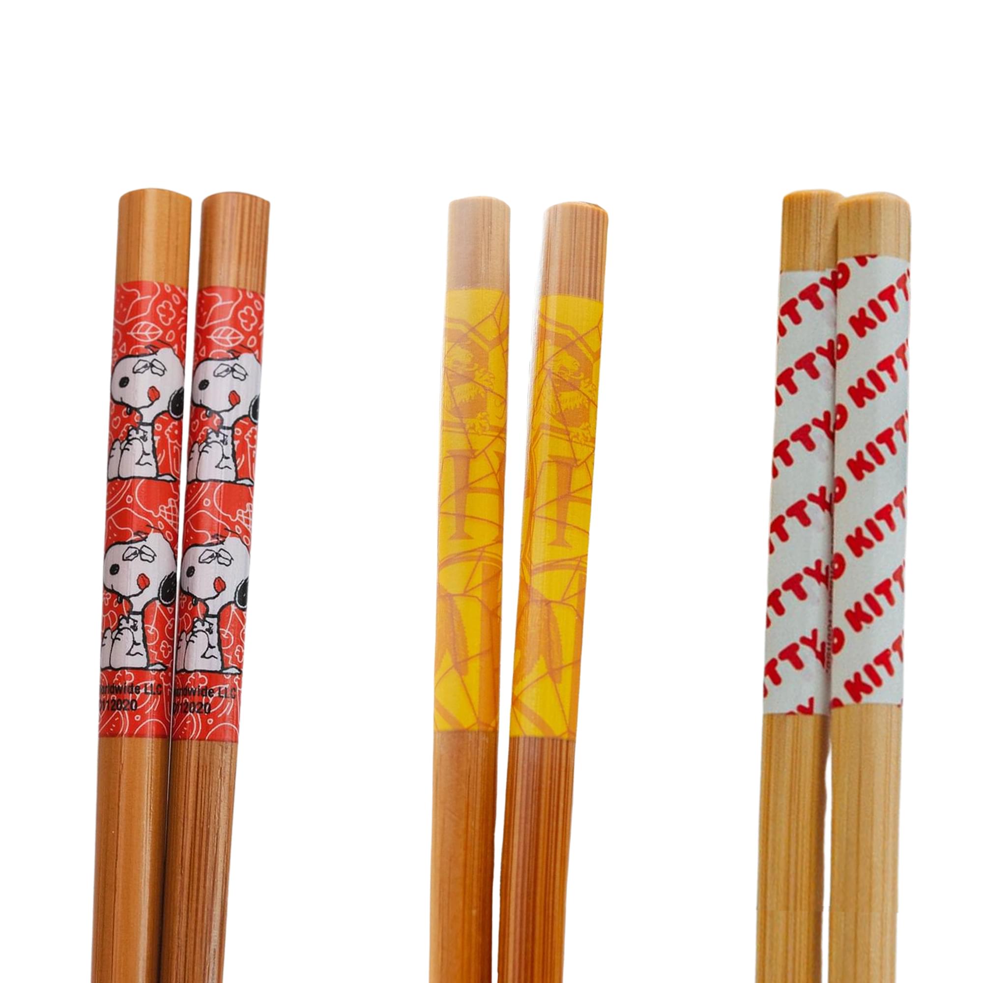 Back To School 20oz Ceramic Ramen Bowl and Chopsticks Set of 3