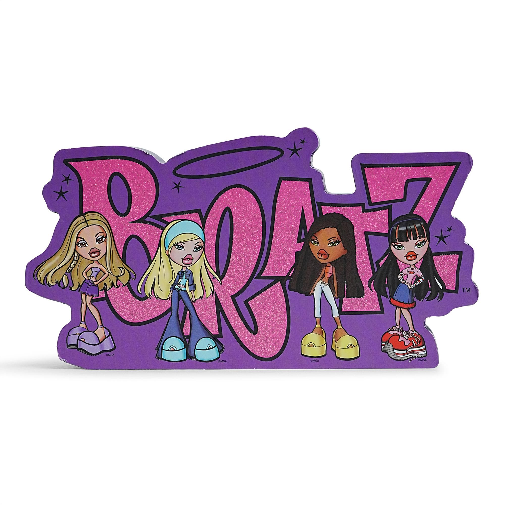 Bratz Squad Die-Cut Wooden Wall Art | 9 x 4 Inches