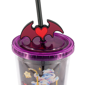 Care Bears x Universal Monsters 24-Ounce Carnival Cup With Lid and Straw Topper