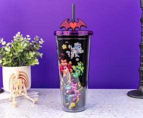 Care Bears x Universal Monsters 24-Ounce Carnival Cup With Lid and Straw Topper