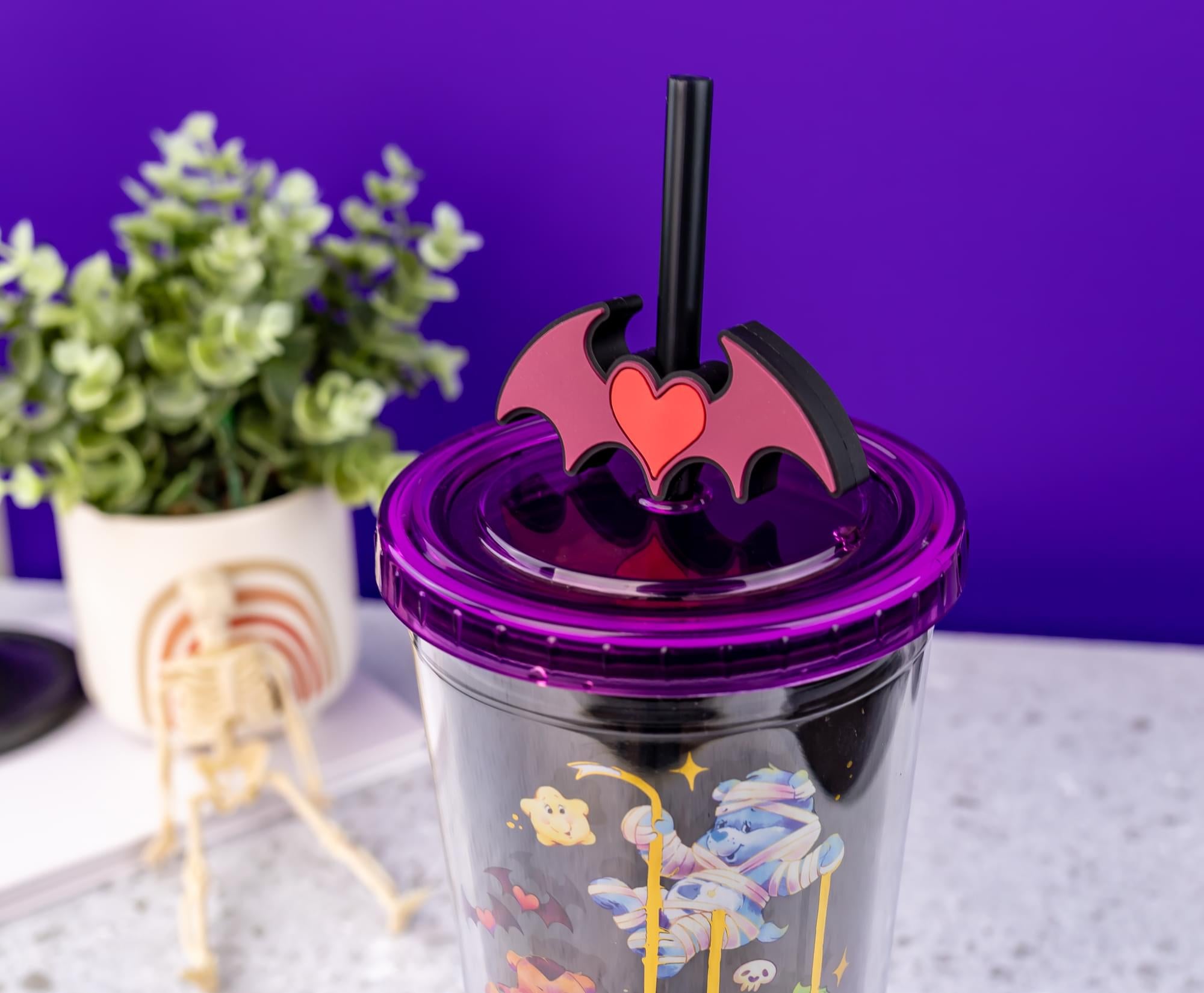 Care Bears x Universal Monsters 24-Ounce Carnival Cup With Lid and Straw Topper
