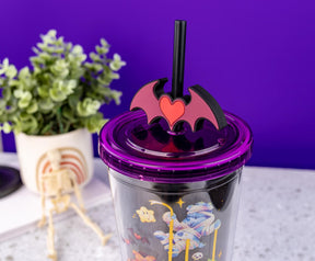 Care Bears x Universal Monsters 24-Ounce Carnival Cup With Lid and Straw Topper