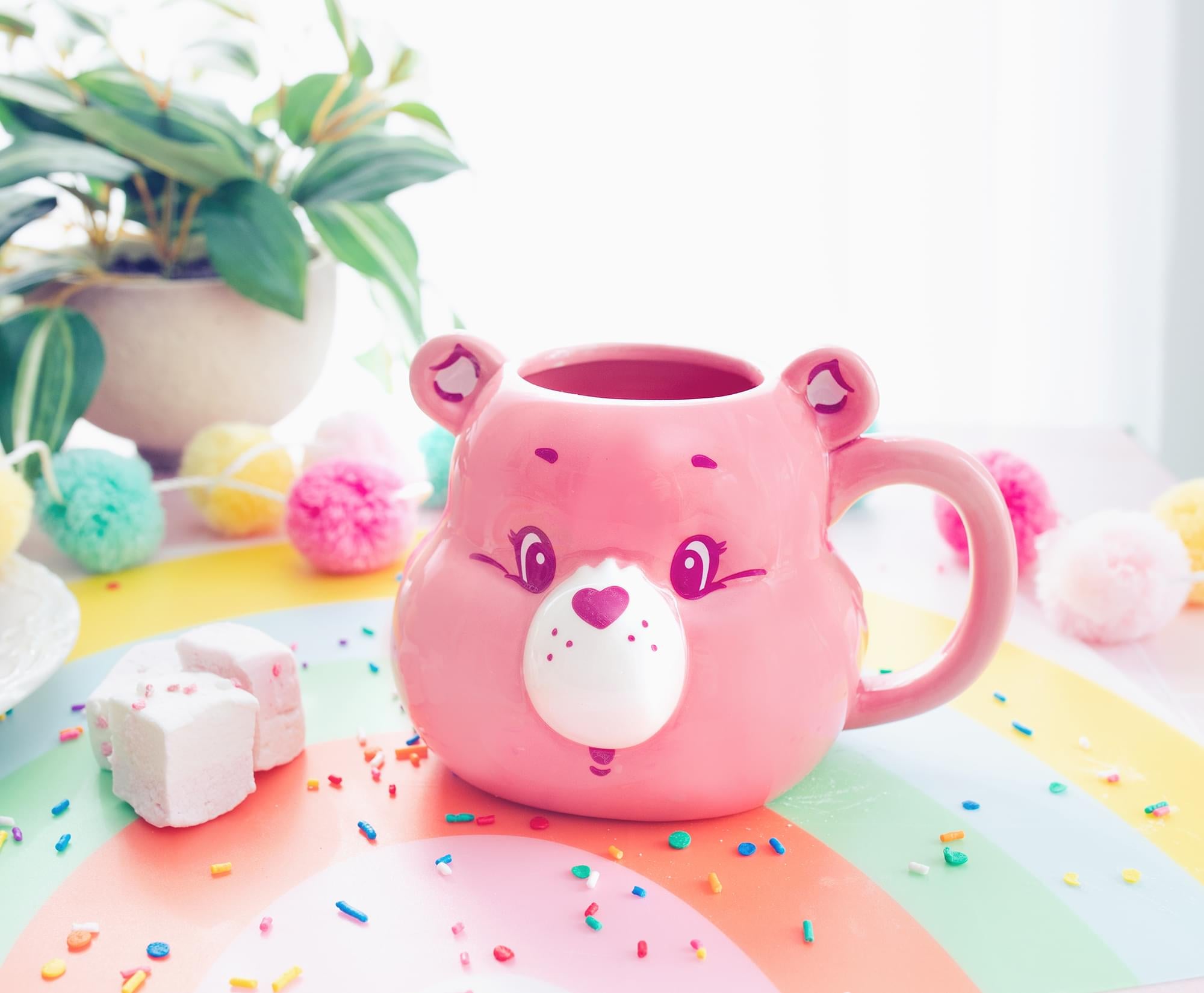 Care Bears Cheer Bear 3D Sculpted Ceramic Mug | Holds 20 Ounces