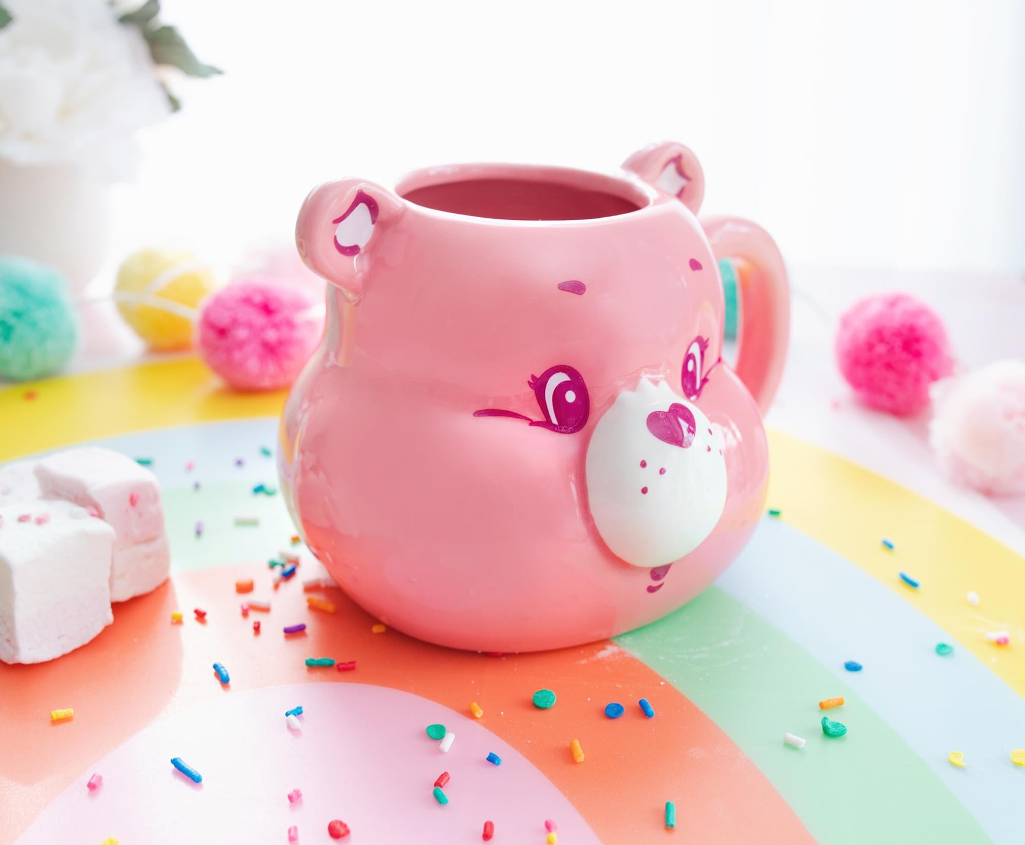 Care Bears Cheer Bear 3D Sculpted Ceramic Mug | Holds 20 Ounces