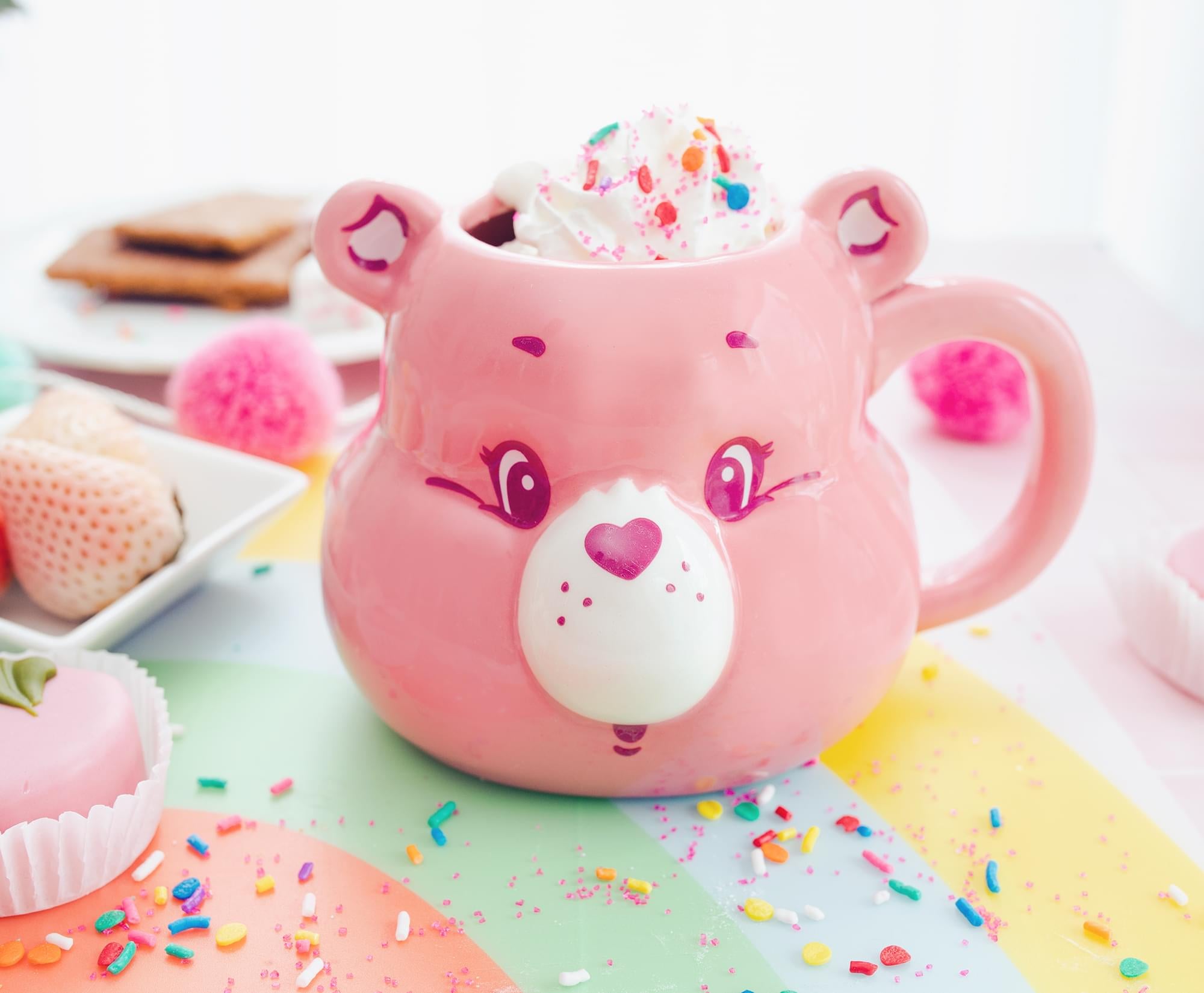 Care Bears Cheer Bear 3D Sculpted Ceramic Mug | Holds 20 Ounces
