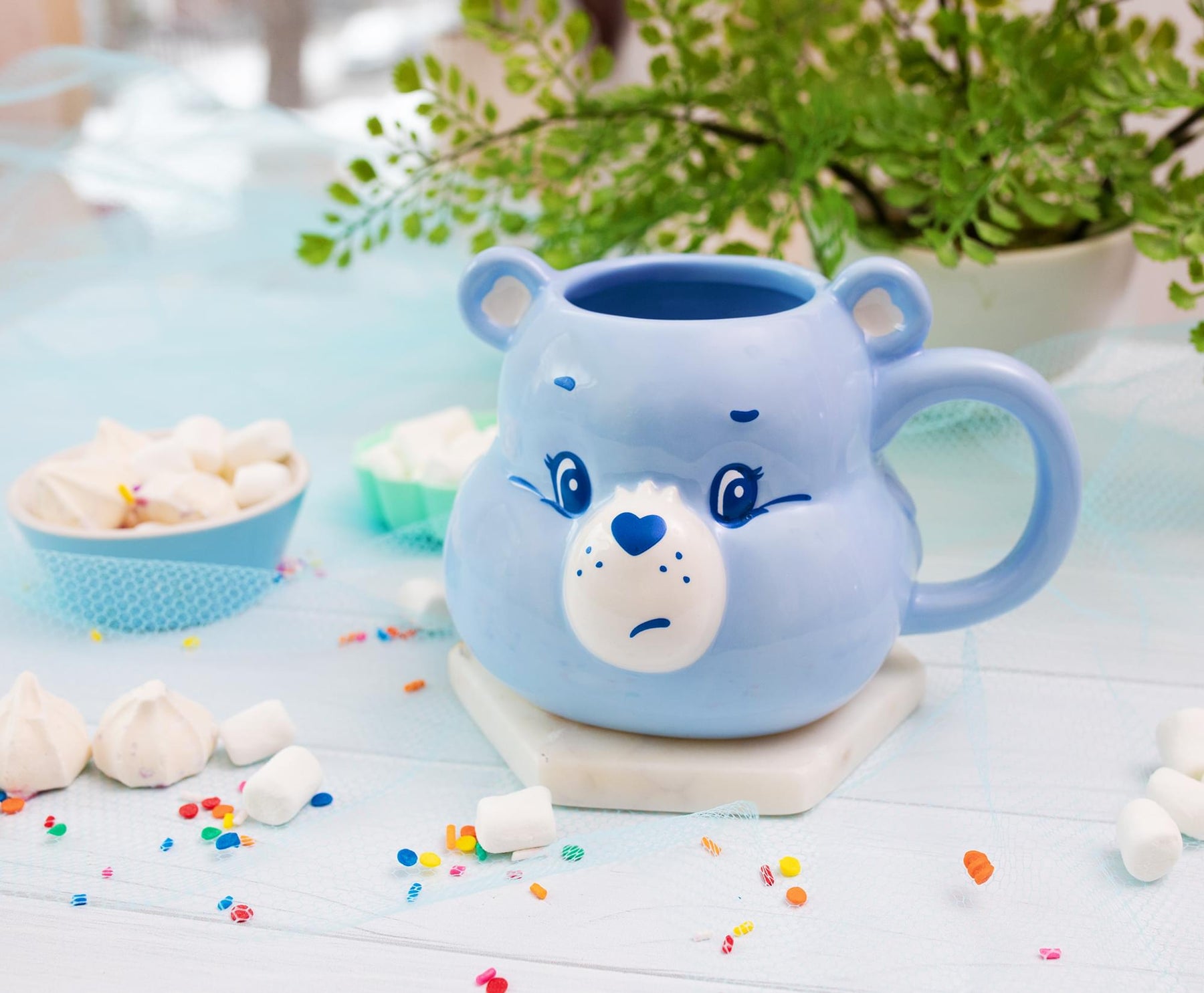 Care Bears Grumpy Bear 3D Sculpted Ceramic Mug | Holds 20 Ounces