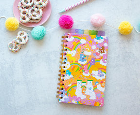 Care Bears Rainbows 5-Tab Spiral Notebook With 75 Sheets