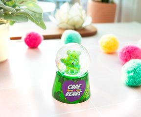 Care Bears Good Luck Bear Light-Up Mini Snow Globe | 2.5 Inches Tall