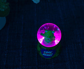 Care Bears Good Luck Bear Light-Up Mini Snow Globe | 2.5 Inches Tall