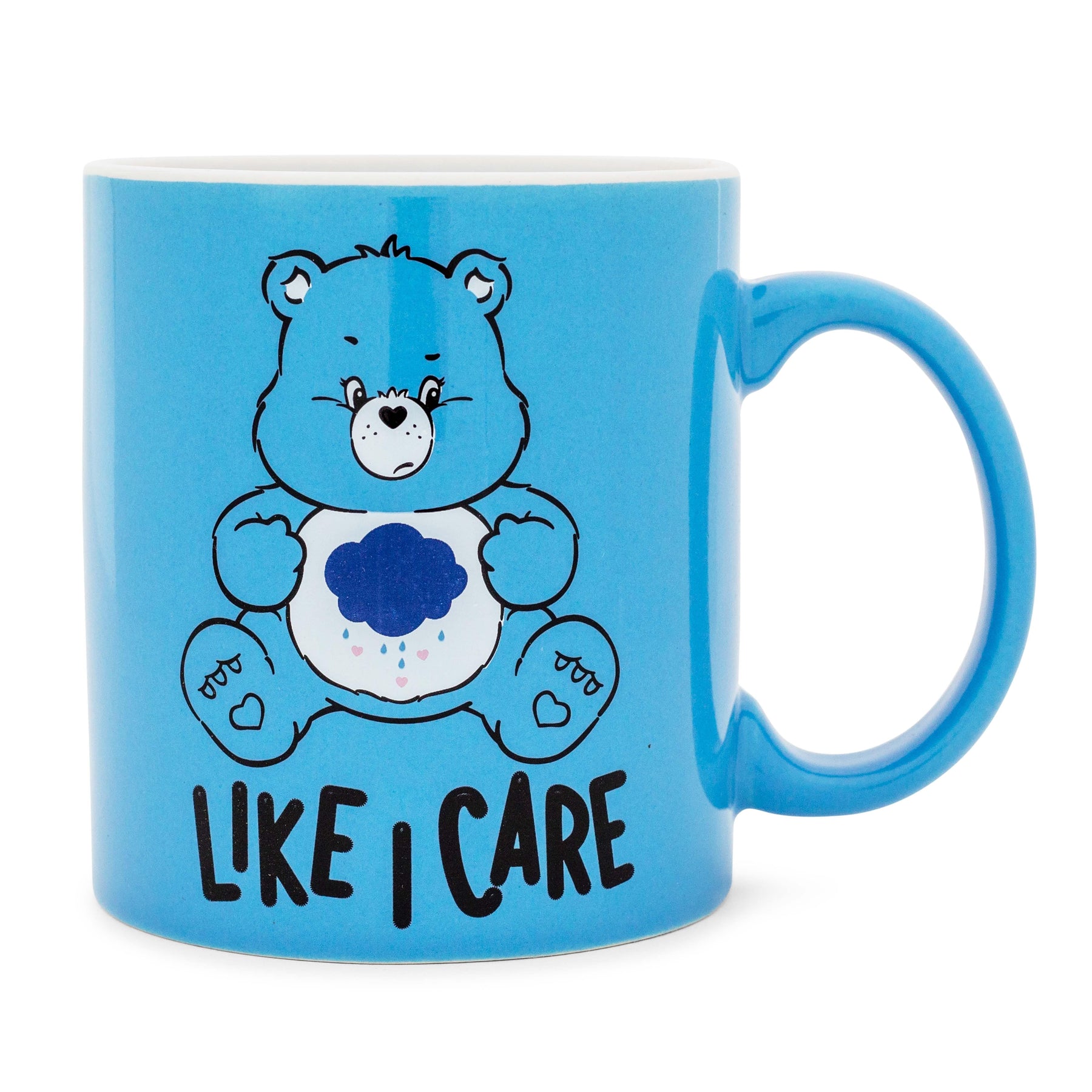 Care Bears Grumpy Bear "Like I Care" Ceramic Mug | Holds 20 Ounces