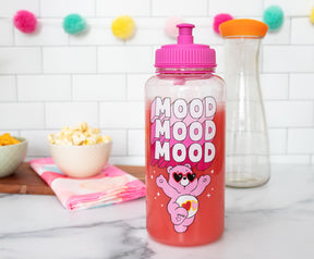 Care Bears Love-A-Lot Bear "Mood" Water Bottle With Sports Cap | Holds 34 Ounces