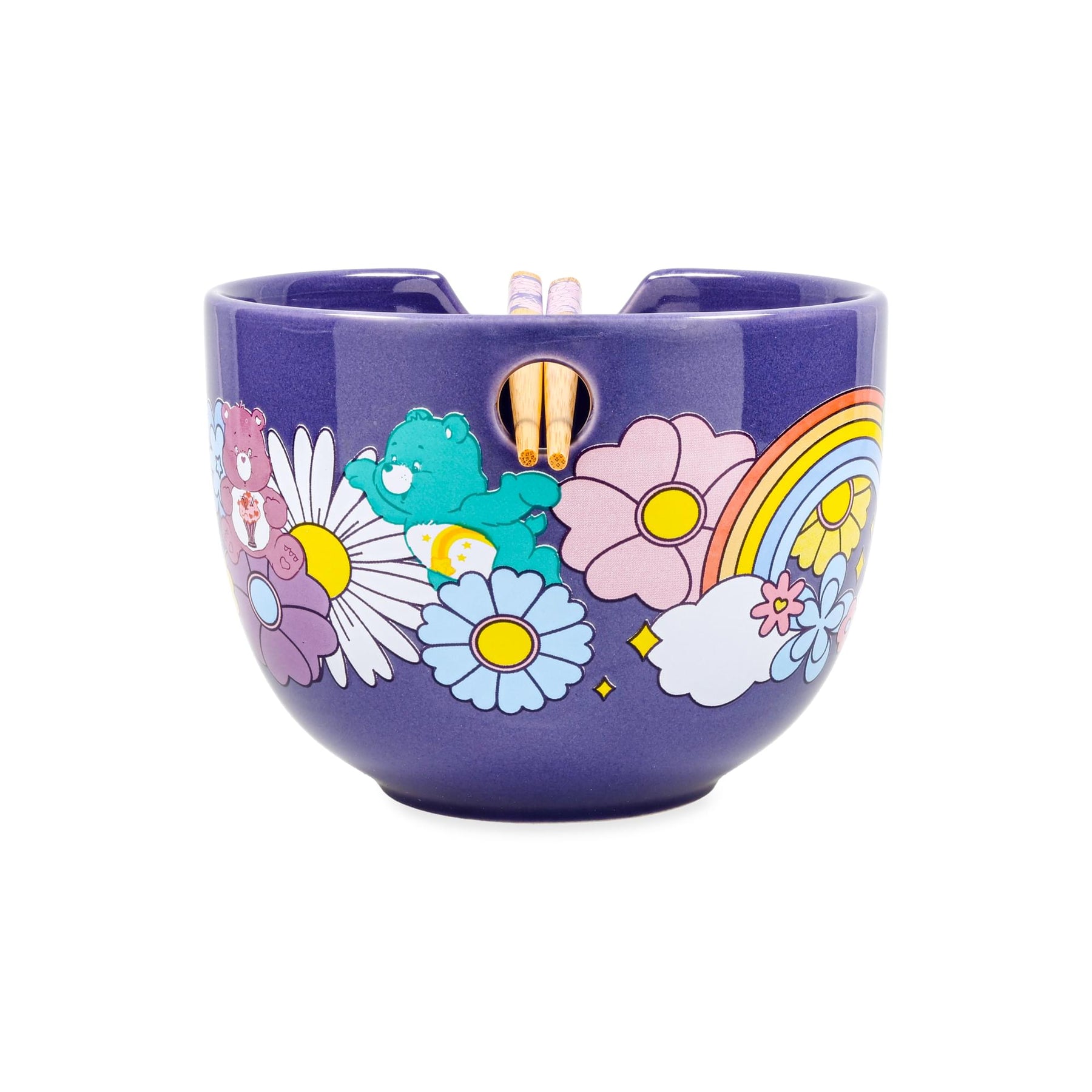 Care Bears Flower Power 20-Ounce Ceramic Ramen Bowl With Chopsticks