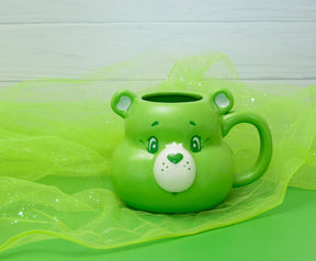 Care Bears Good Luck Bear 3D Sculpted Ceramic Mug | Holds 20 Ounces