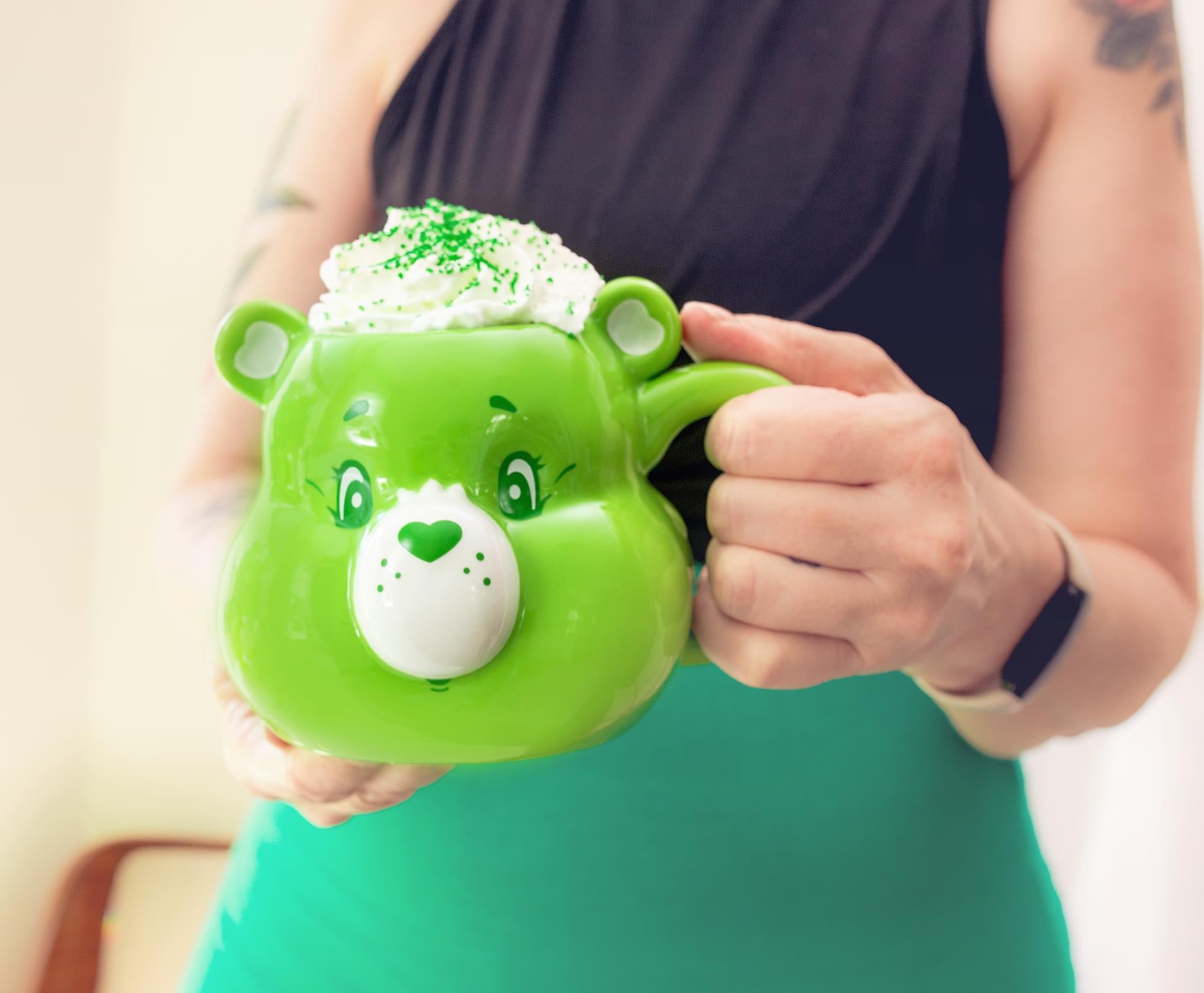 Care Bears Good Luck Bear 3D Sculpted Ceramic Mug | Holds 20 Ounces