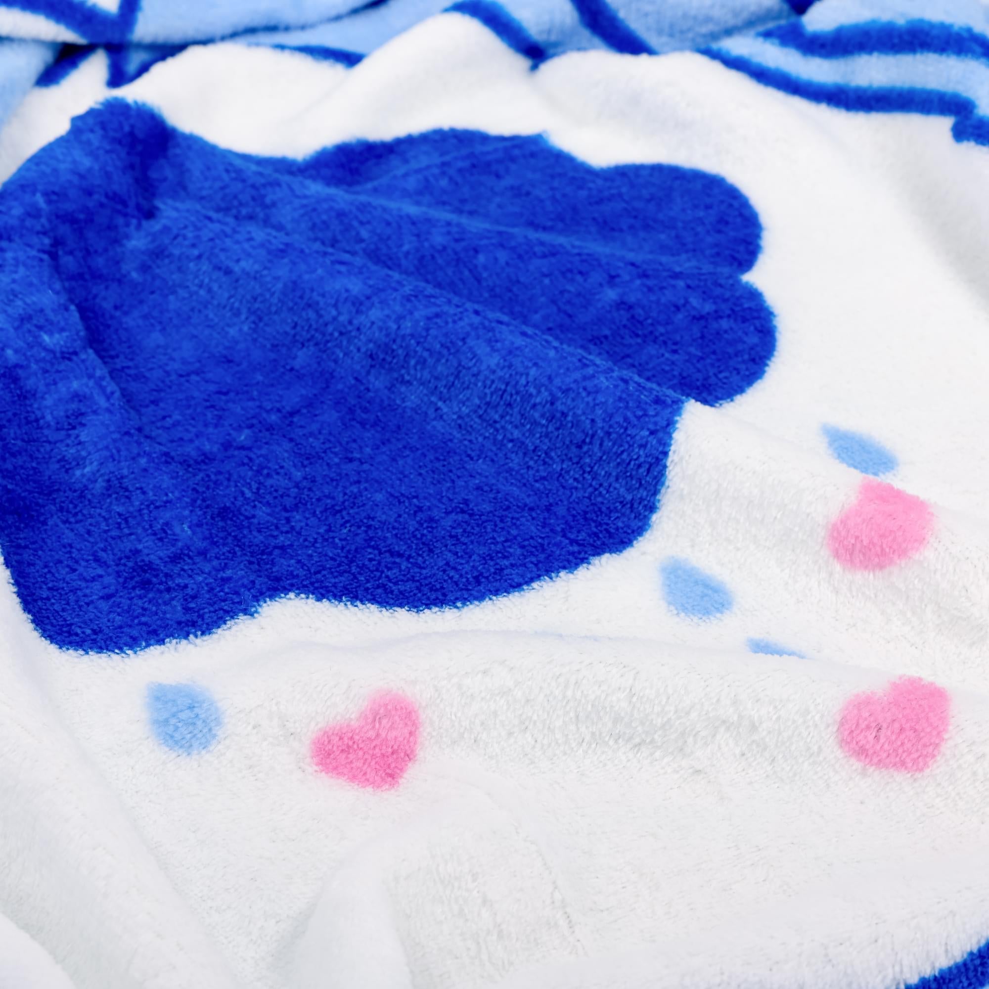 Care Bears Grumpy Bear Fleece Throw Blanket | 45 x 60 Inches