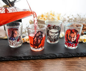 Child's Play Chucky 2-Ounce Mini Shot Glasses | Set of 4