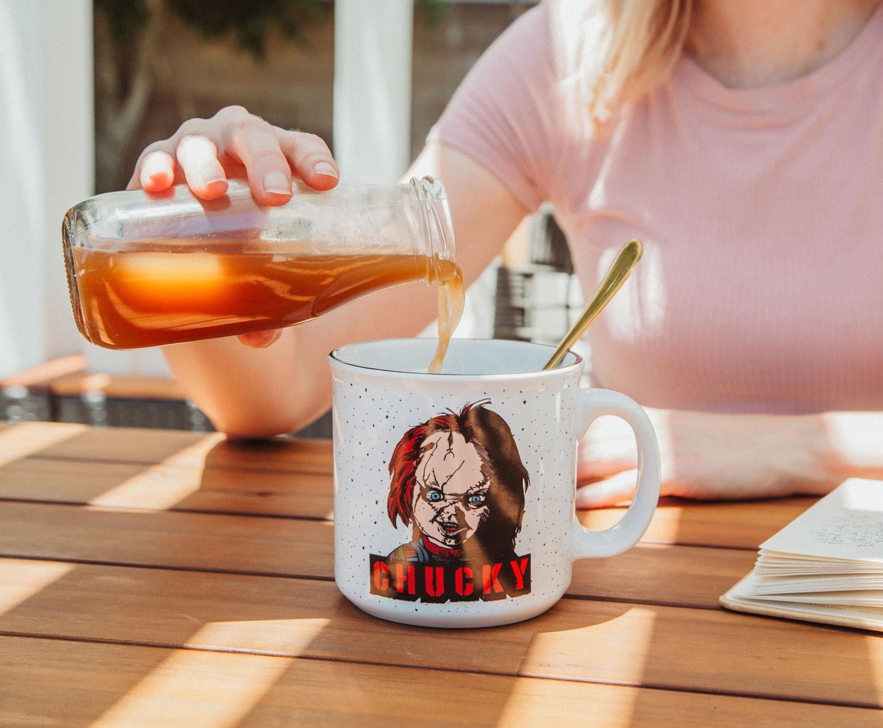 Child's Play Chucky Ceramic Camper Mug | Holds 20 Ounces