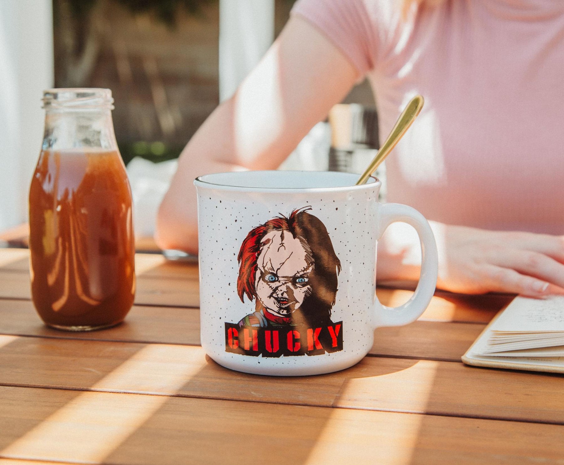 Child's Play Chucky Ceramic Camper Mug | Holds 20 Ounces