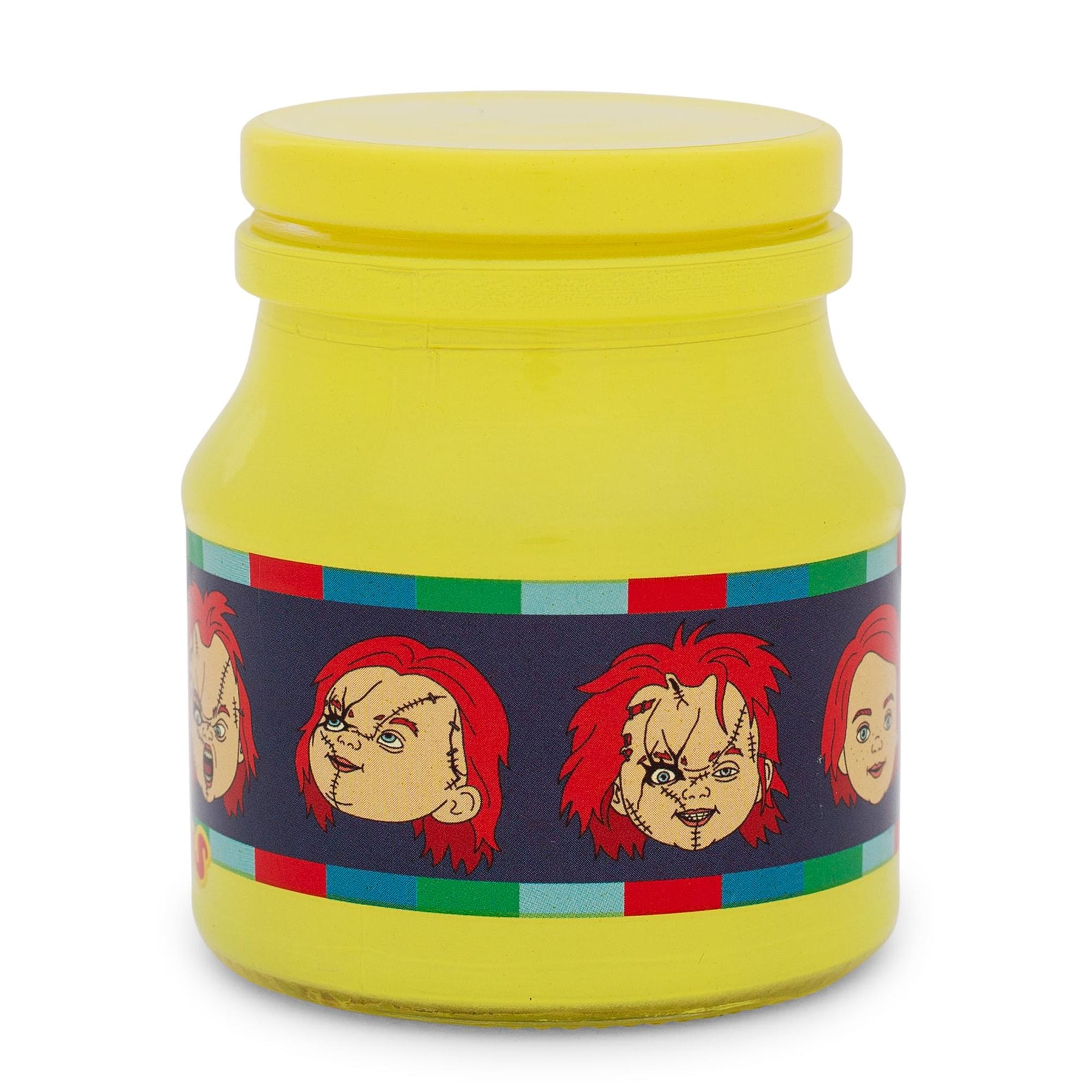Child's Play Chucky Expressions Glass Storage Jar With Lid | Holds 5 Ounces