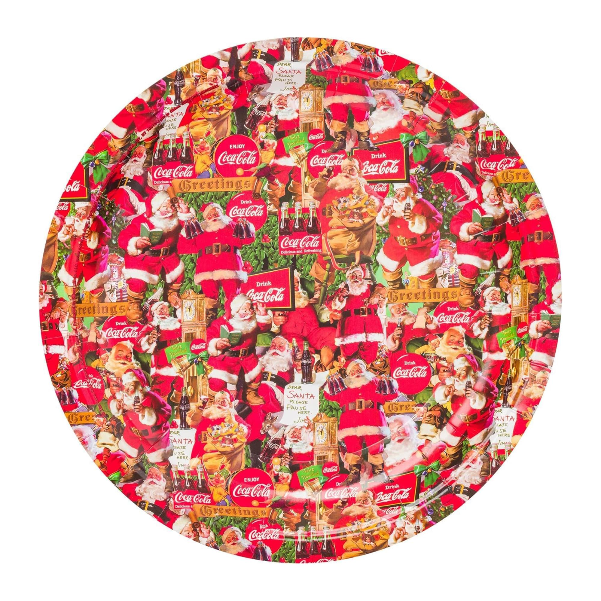 Coca Cola Santa 32-Piece Paper Napkin And Plate Party Pack