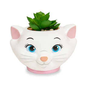 Disney The Aristocats Marie 4-Inch Mini Planter With Artificial Succulent