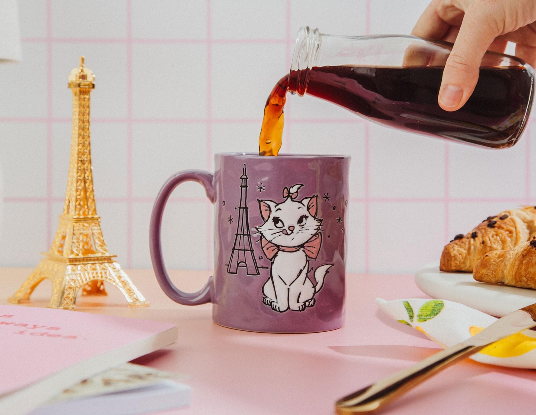 Disney The Aristocats Marie In Paris Ceramic Mug | Holds 15 Ounces