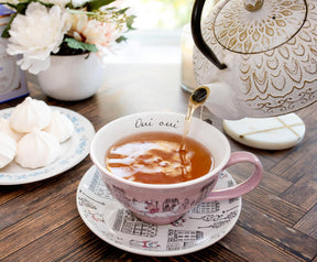 Disney The Aristocats Marie Ceramic Teacup and Saucer Set