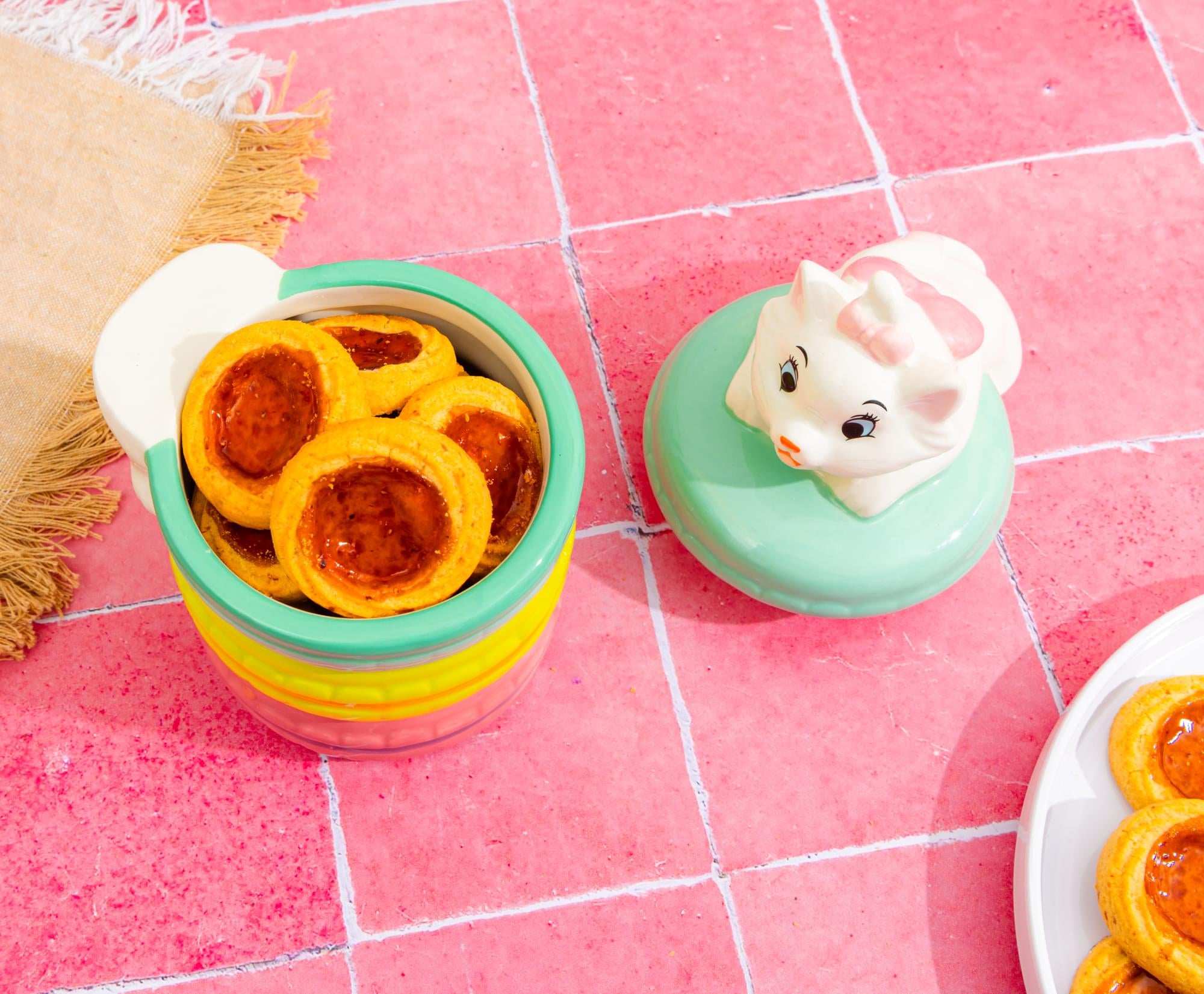 Disney The Aristocats Marie Macarons 6-Inch Sculpted Ceramic Snack Jar
