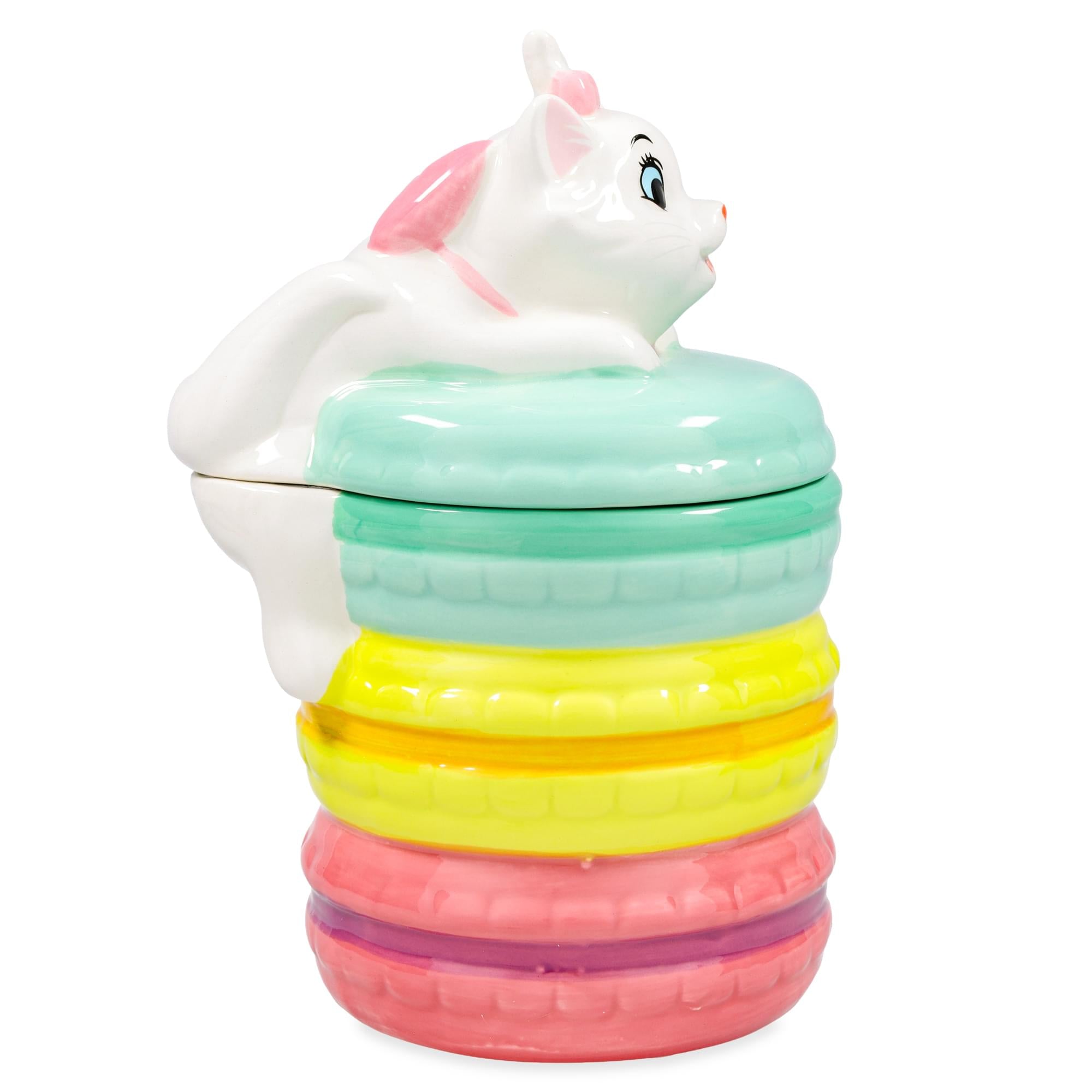 Disney The Aristocats Marie Macarons 6-Inch Sculpted Ceramic Snack Jar