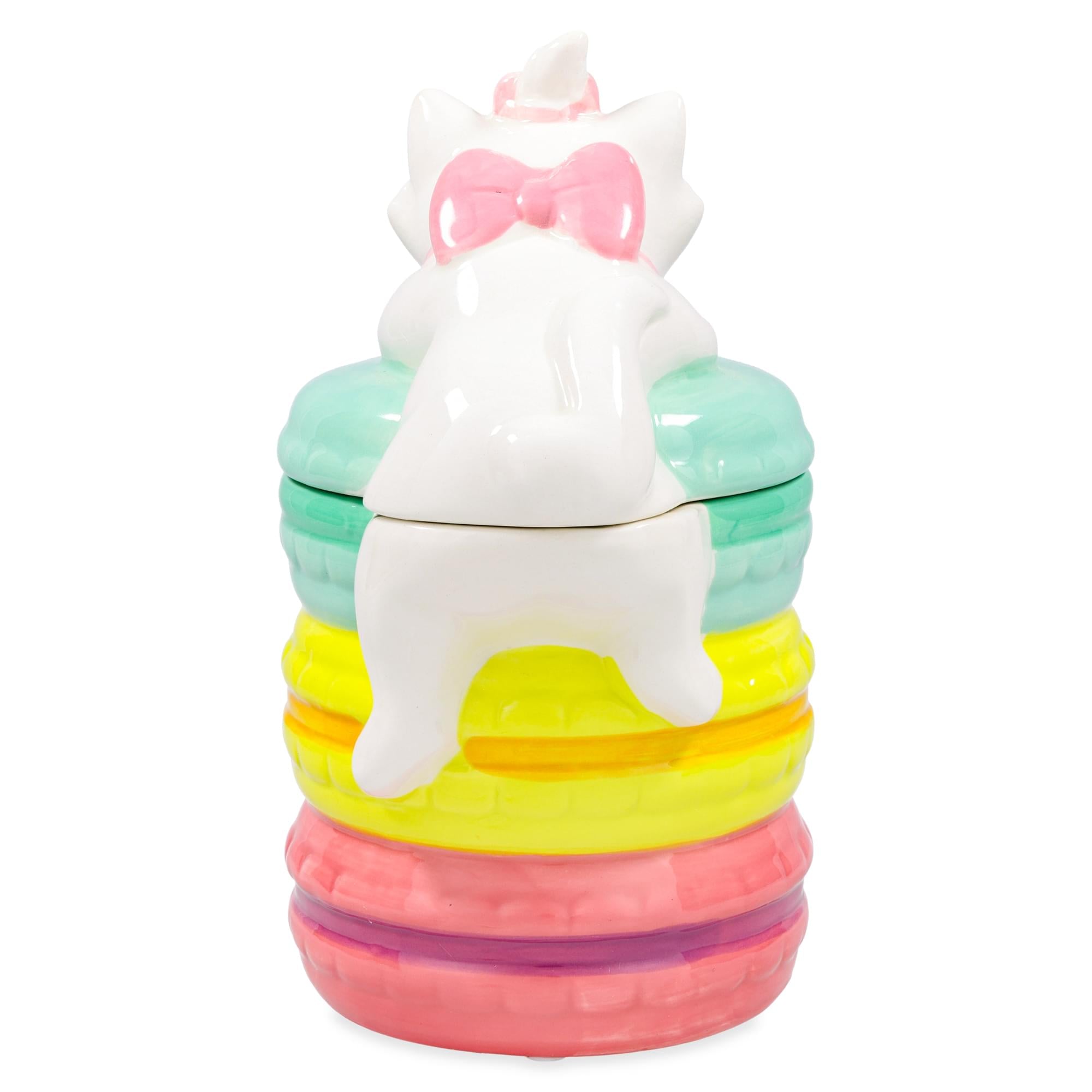 Disney The Aristocats Marie Macarons 6-Inch Sculpted Ceramic Snack Jar