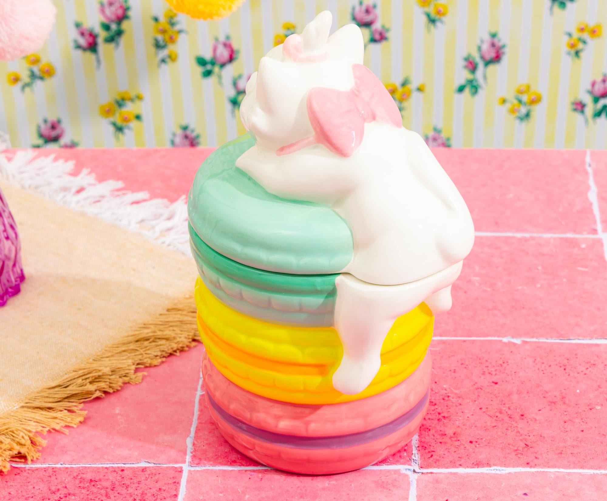 Disney The Aristocats Marie Macarons 6-Inch Sculpted Ceramic Snack Jar