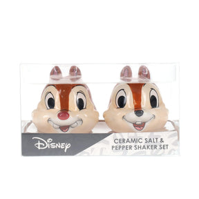 Disney Chip 'n' Dale Ceramic Salt and Pepper Shaker Set