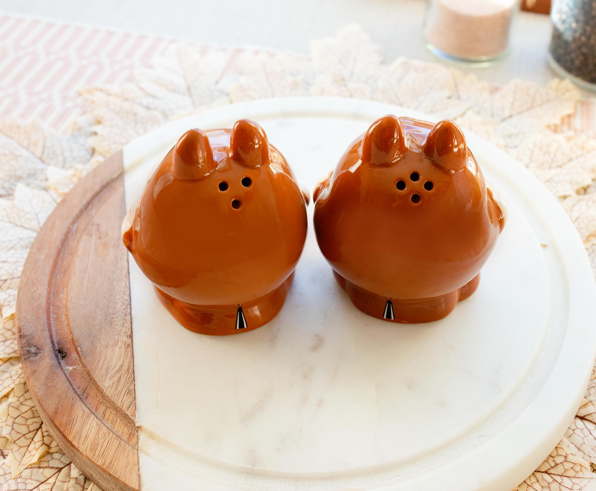 Disney Chip 'n' Dale Ceramic Salt and Pepper Shaker Set