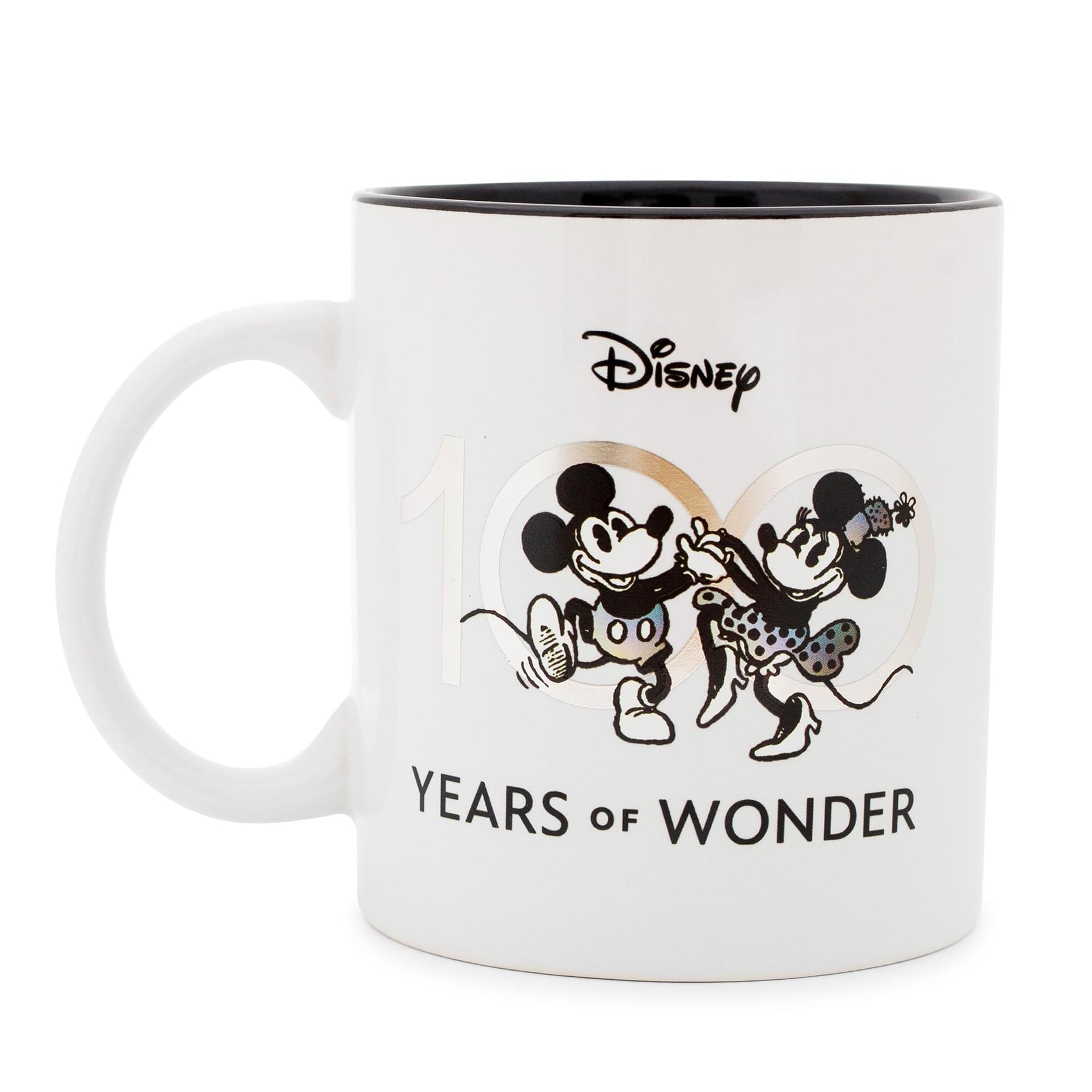 Disney 100 Years of Wonder Foil-Embossed Ceramic Mug | Holds 20 Ounces