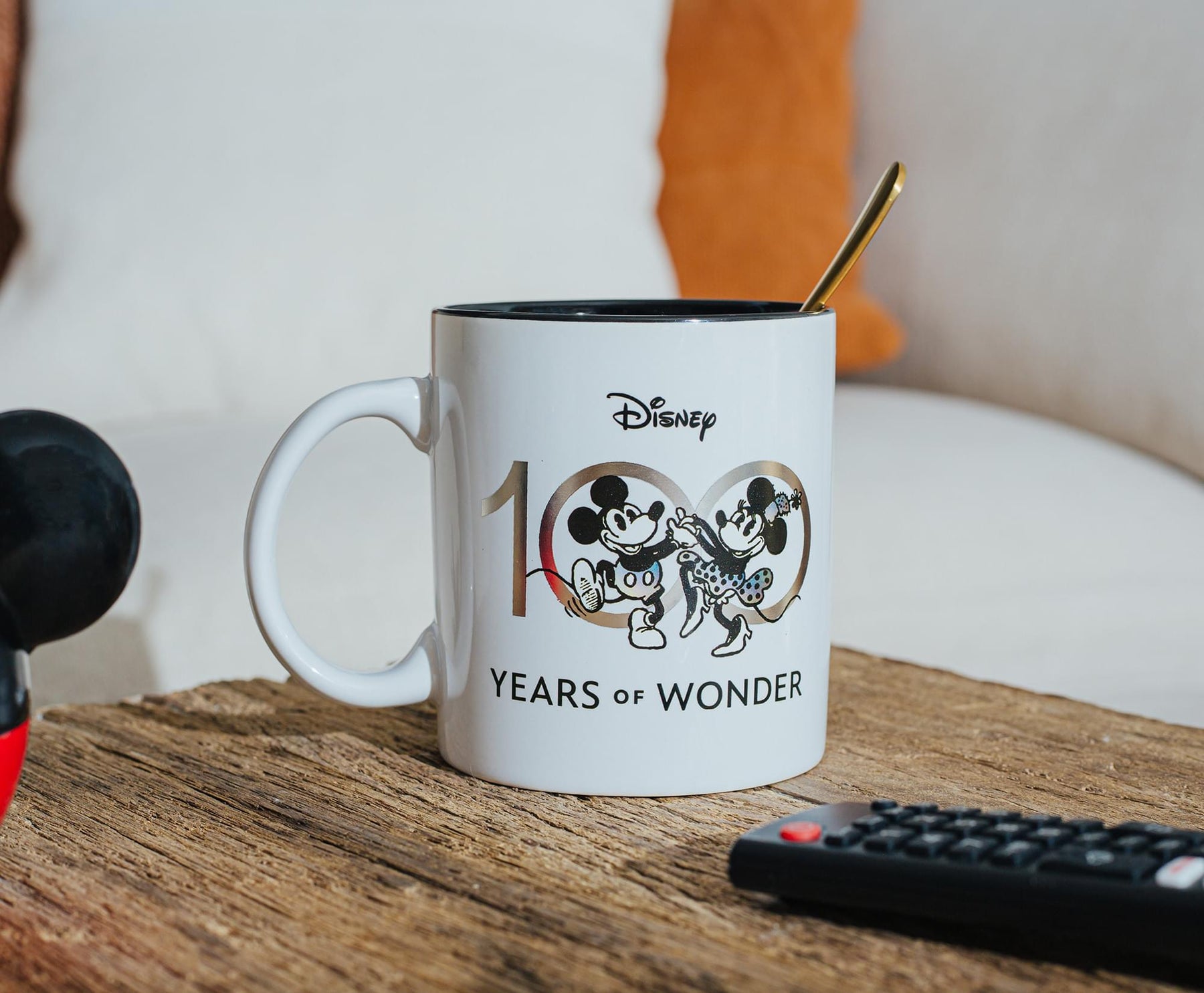 Disney 100 Years of Wonder Foil-Embossed Ceramic Mug | Holds 20 Ounces