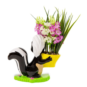 Disney Bambi Flower Skunk 6-Inch Ceramic Planter With Artificial Succulent